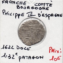 Franche Comté, Comté de Bourgogne, Philippe IV (1622-1634) 1/32 Patagon Dole