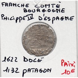 Franche Comté, Comté de Bourgogne, Philippe IV (1622-1634) 1/32 Patagon Dole