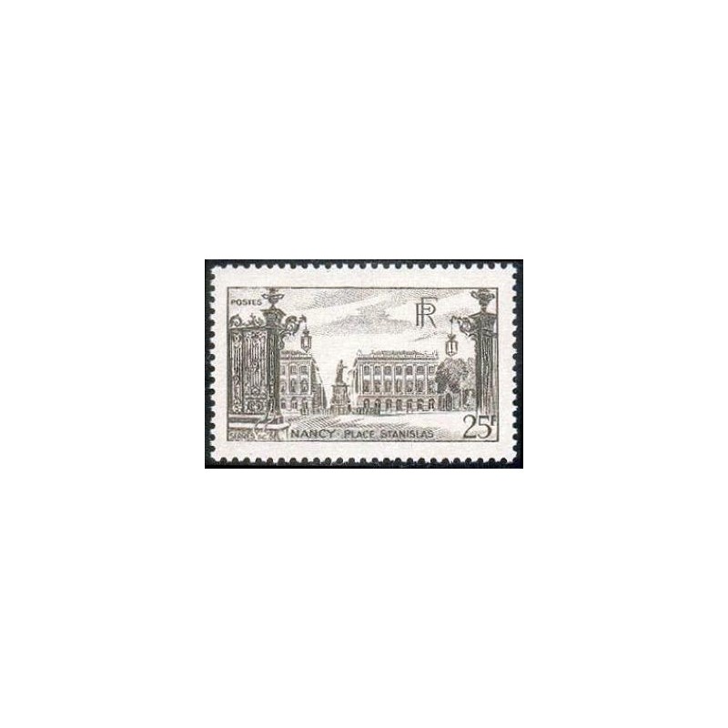 Timbre France Yvert No 778 Nancy place stanislas monuments et sites