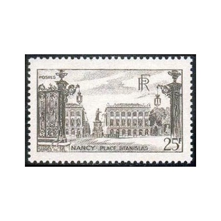 Timbre France Yvert No 778 Nancy place stanislas monuments et sites