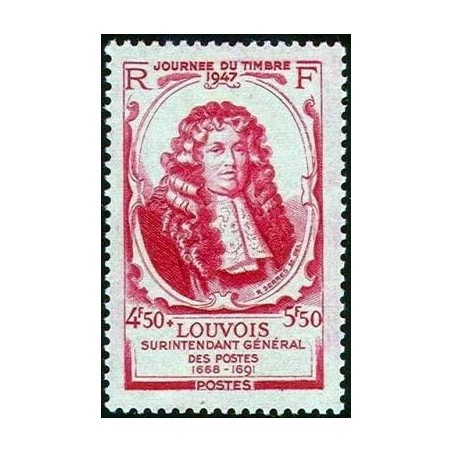 Timbre France Yvert No 779 Louvois journee du timbre