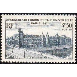 Timbre France Yvert No 781 la conciergerie 12e congres upu paris