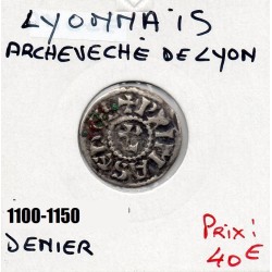 Lyonnais, Archevêché de Lyon anonyme (1220-1250) denier