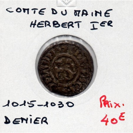 Comté du Maine, Herbert 1er Eveille Chien (1015-1030) denier