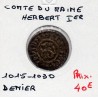 Comté du Maine, Herbert 1er Eveille Chien (1015-1030) denier