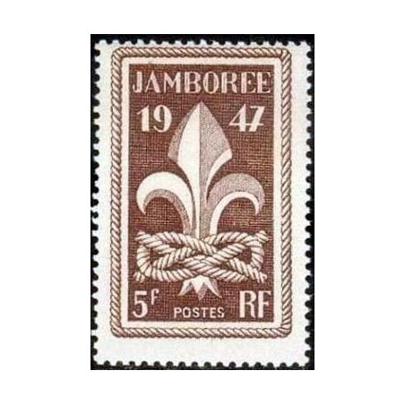 Timbre France Yvert No 787 jamboree mondial moisson