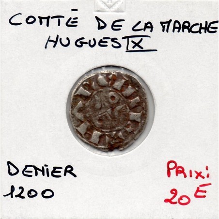 Comté de la Marche, Hugues IX (1080-1209) denier