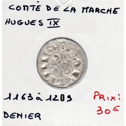 Comté de la Marche, Hugues IX (1080-1209) denier