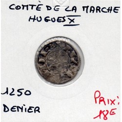 Comté de la Marche, Hugues X (1208-1249) denier