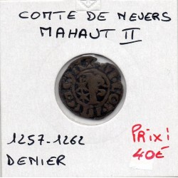 Nivernais, Comté de Nevers, Mahaut II (1257-1262) denier