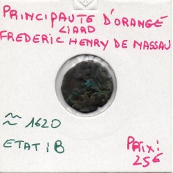 Principauté D'Orange, Frederic Henri de Nassau (1620) Liard