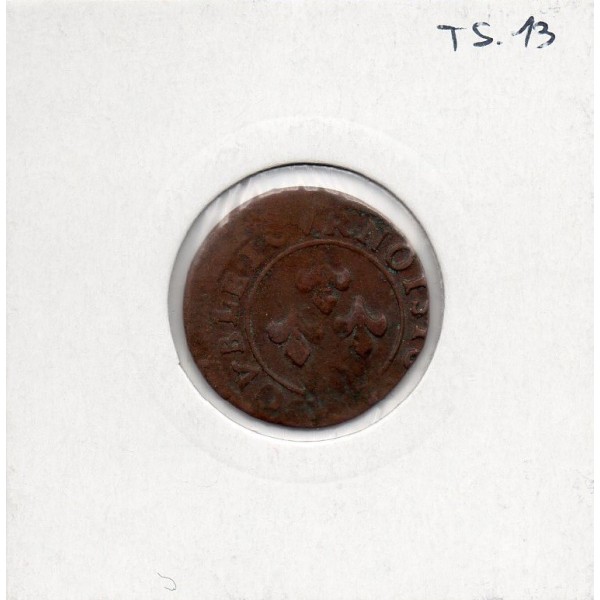 Principauté D'Orange, Frederic Henri de Nassau (1625-1647) Double tournois