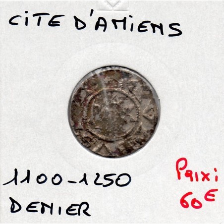 Picardie, Comté et Cité d'Amiens (1100-1250) denier