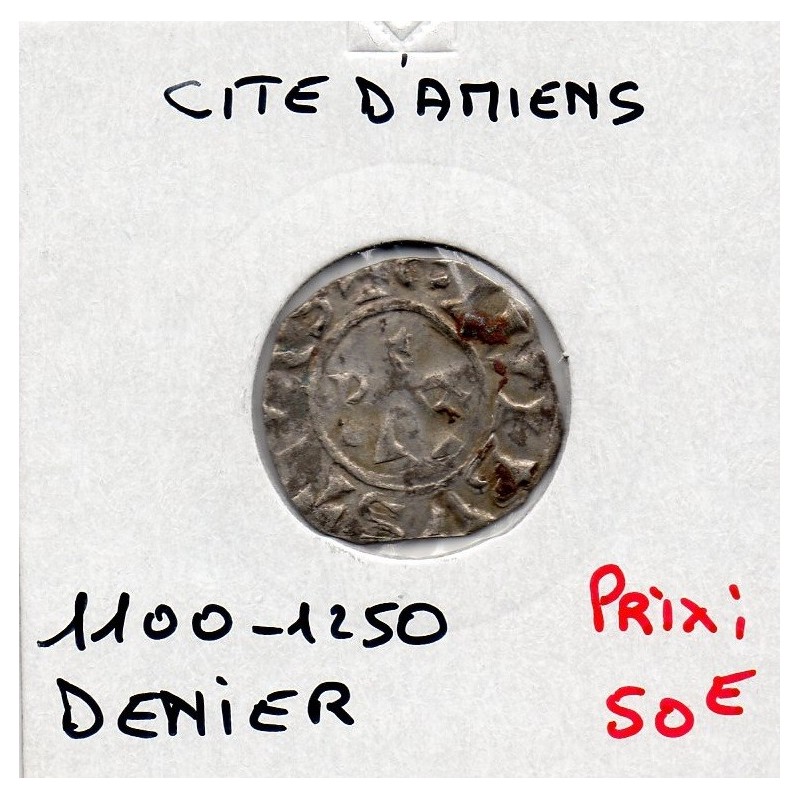 Picardie, Comté et Cité d'Amiens (1100-1250) denier