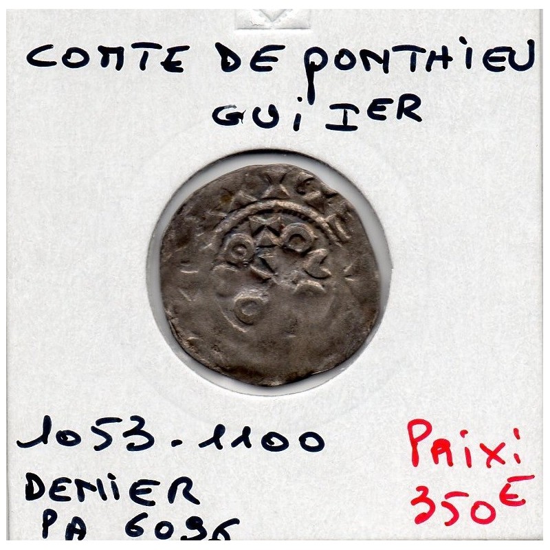 Picardie, Comté de Ponthieu, Gui 1er  (1053-1100) Denier