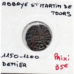 Touraine, Abbaye Saint Martin de Tour (1150-1200) denier