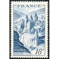 Timbre France Yvert No 805 Abbaye de Conques