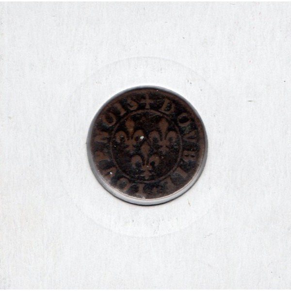 Ardennes, Principauté Chateau Regnault,Francois de bourbon Conti, (1605-1614) Double tournois Type 15