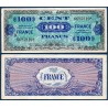 100F France série 9 TTB 1945 Billet du trésor Central