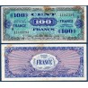 100F France série 3 TTB 1945 Billet du trésor Central