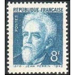 Timbre France Yvert No 821 Jean Perrin transfert des cendres au Pantheon