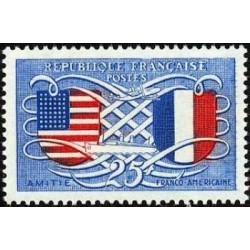 Timbre France Yvert No 840 Amities franco americaine