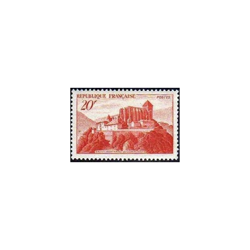 Timbre France Yvert No 841A saint Bertrand de Comminges monuments et sites