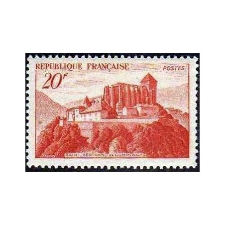 Timbre France Yvert No 841A saint Bertrand de Comminges monuments et sites