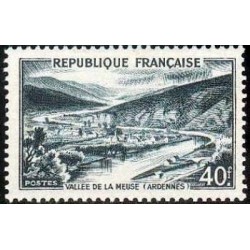 Timbre France Yvert No 842A Vallee de la meuse monuments et sites