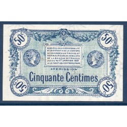 Troyes 50 centimes Spl 1.12.1921 Pirot 1 Billet de la chambre de Commerce