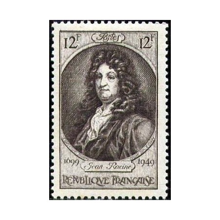 Timbre France Yvert No 848 Jean Racine 250e anniversaire de la mort