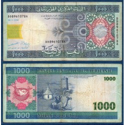 Mauritanie Pick N°13a TB, Billet de banque de 1000 Ouguiya 2004