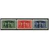 Timbre France Yvert No 850-852 upu 75e anniversaire