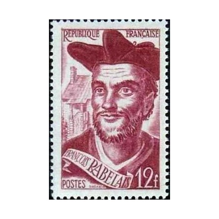 Timbre France Yvert No 866  Francois Rabelais