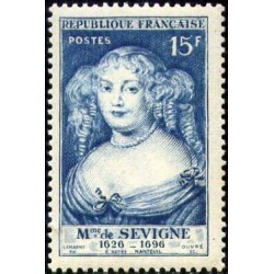 Timbre France Yvert No 874 madame De Sévigné