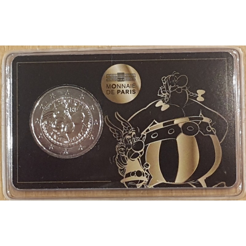 2 euros commémorative France 2019 astérix et Obelix piece de monnaie €