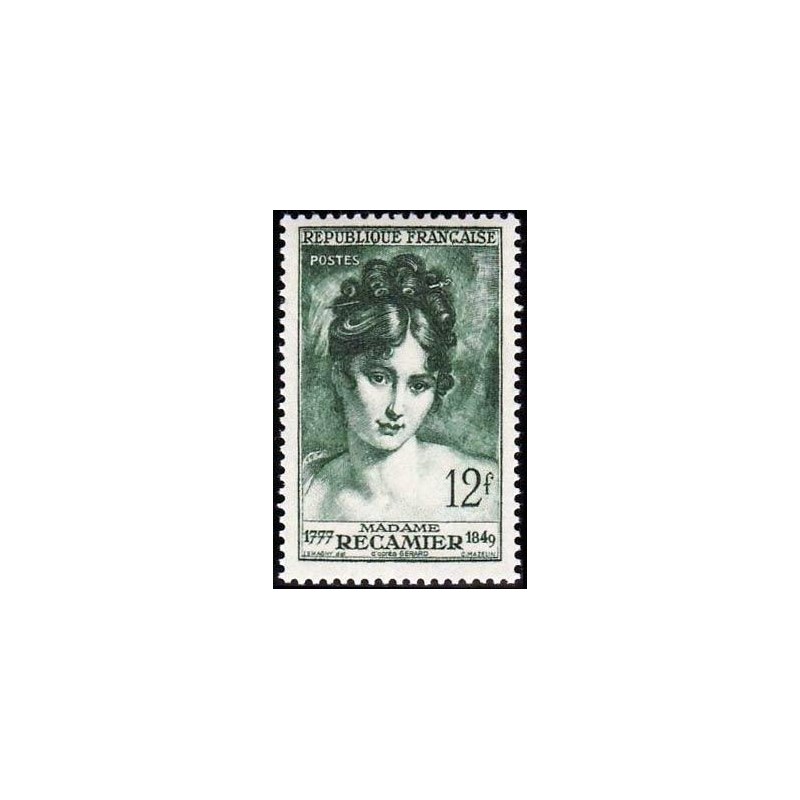 Timbre France Yvert No 875 madame Récamier