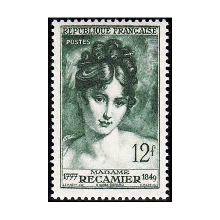 Timbre France Yvert No 875 madame Récamier