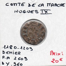 Comté de la Marche, Hugues IX (1080-1209) denier