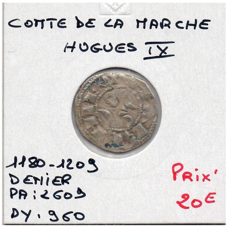 Comté de la Marche, Hugues IX (1080-1209) denier