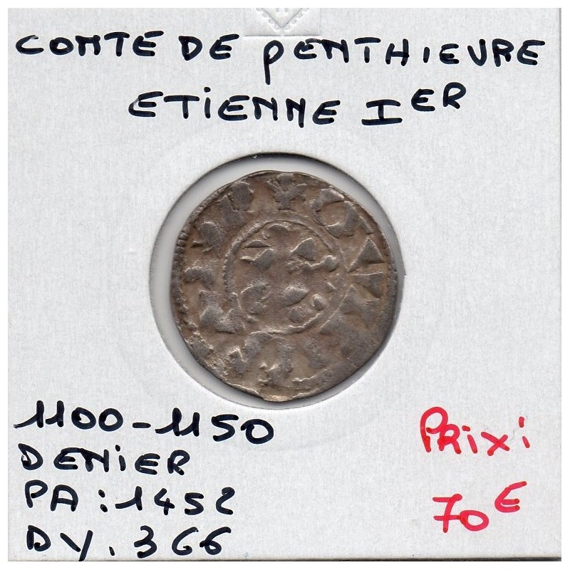 Bretagne, comté de Penthievre, Etienne 1er (1100-1150) Denier