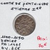 Bretagne, comté de Penthievre, Etienne 1er (1100-1150) Denier