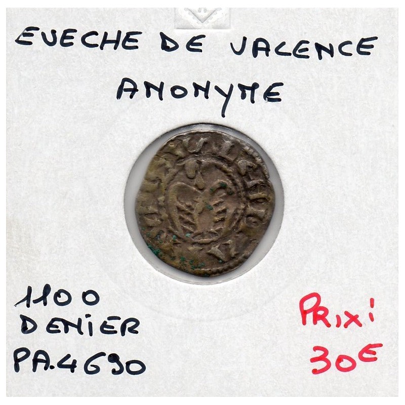 Dauphiné, Evêché de Valence, Anonyme (1100) Denier