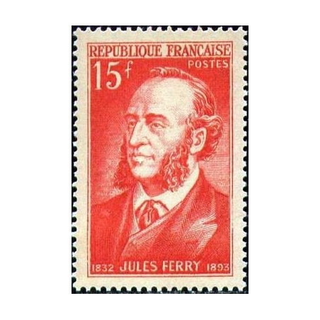 Timbre France Yvert No 880 Jules Ferry