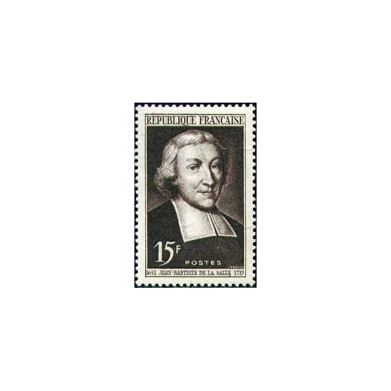 Timbre France Yvert No 882 De la Salle Saint Jean Batiste