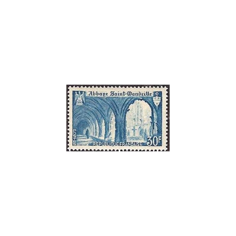 Timbre France Yvert No 888 Abbaye de Sainte Wandrille