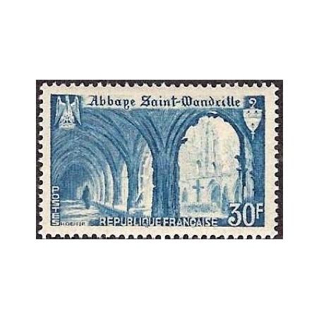 Timbre France Yvert No 888 Abbaye de Sainte Wandrille