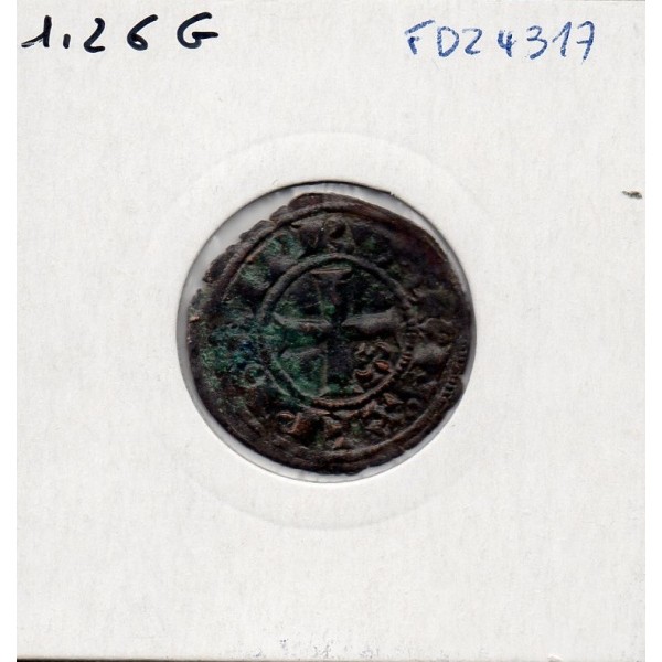 Double Tournois Philippe IV (1295-1303) pièce de monnaie royale