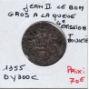 Gros à la queue  Jean II (1355) pièce de monnaie royale