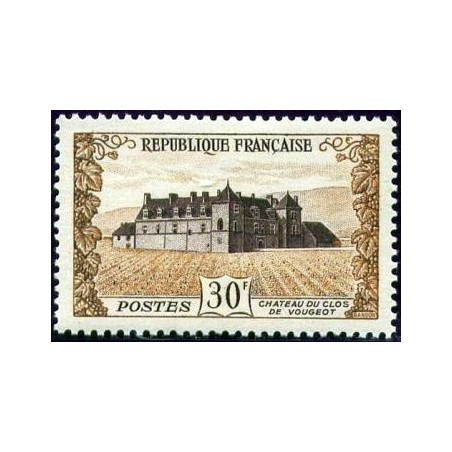 Timbre France Yvert No 913 chateau du Clos de Vougeot